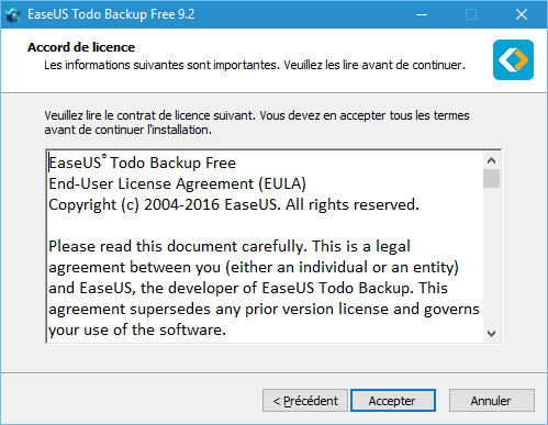 EaseUS Todo Backup